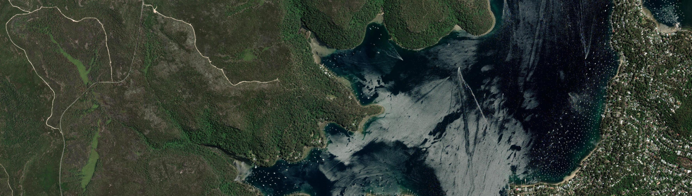 Aerial view of Morning Bay, NSW
