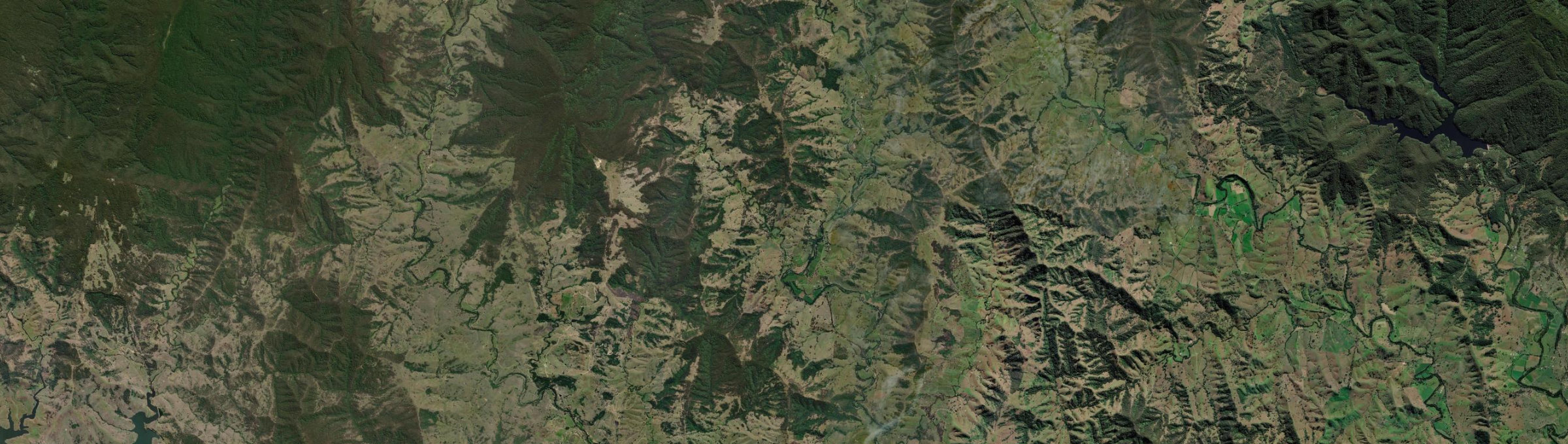 Aerial view of Eccleston, NSW