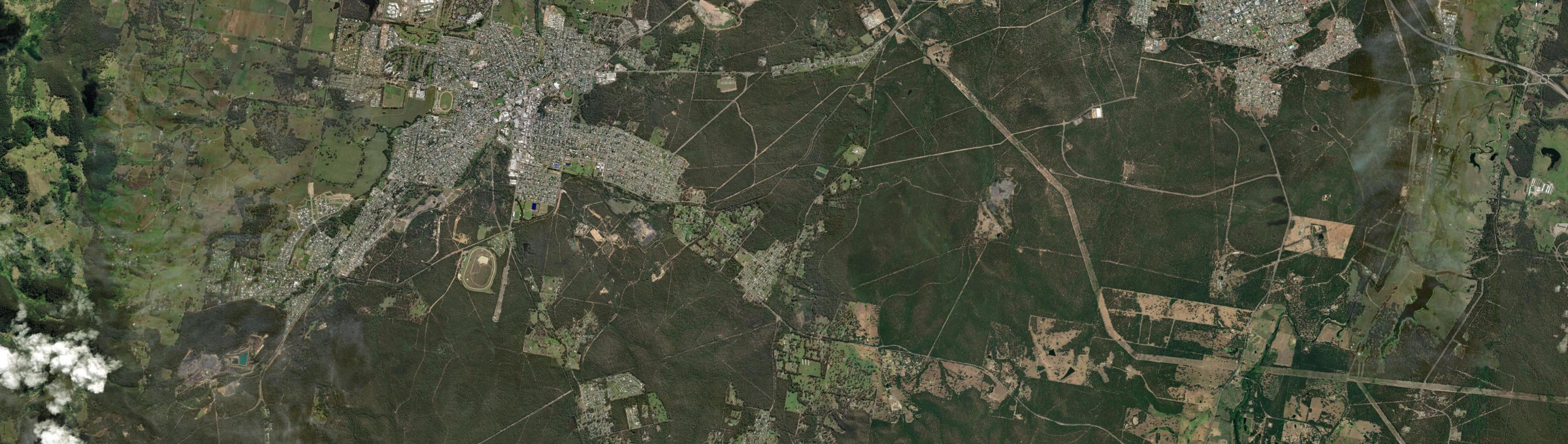 Aerial view of Kearsley, NSW