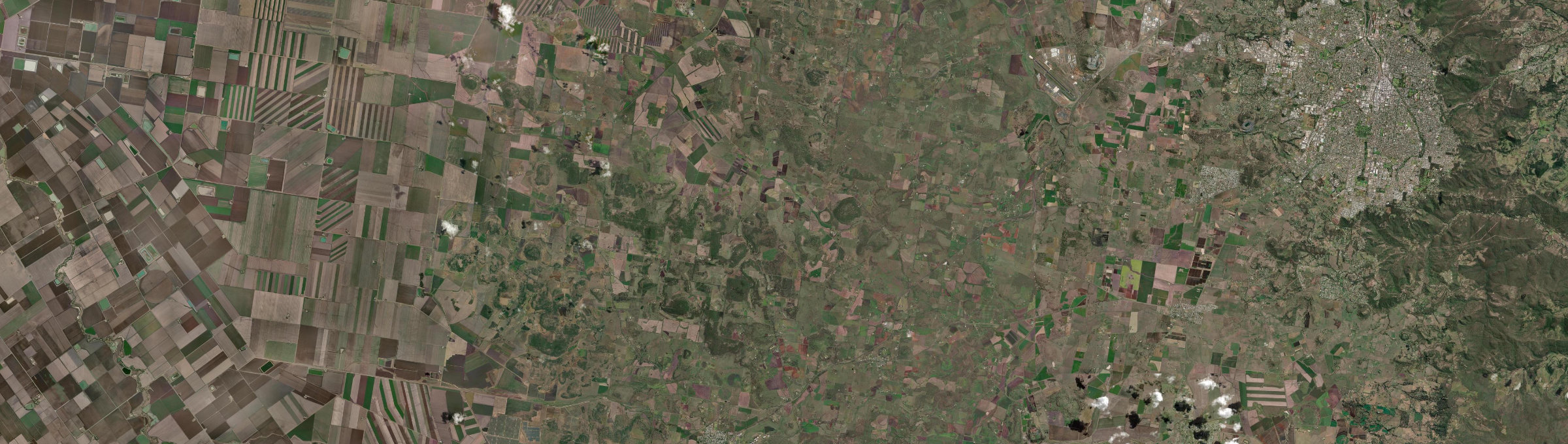 Aerial view of Linthorpe, QLD