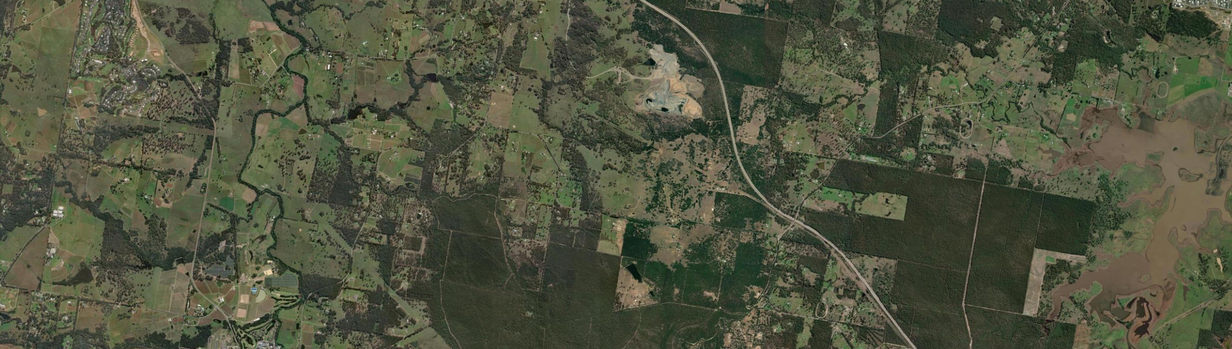 Aerial view of Keinbah, NSW
