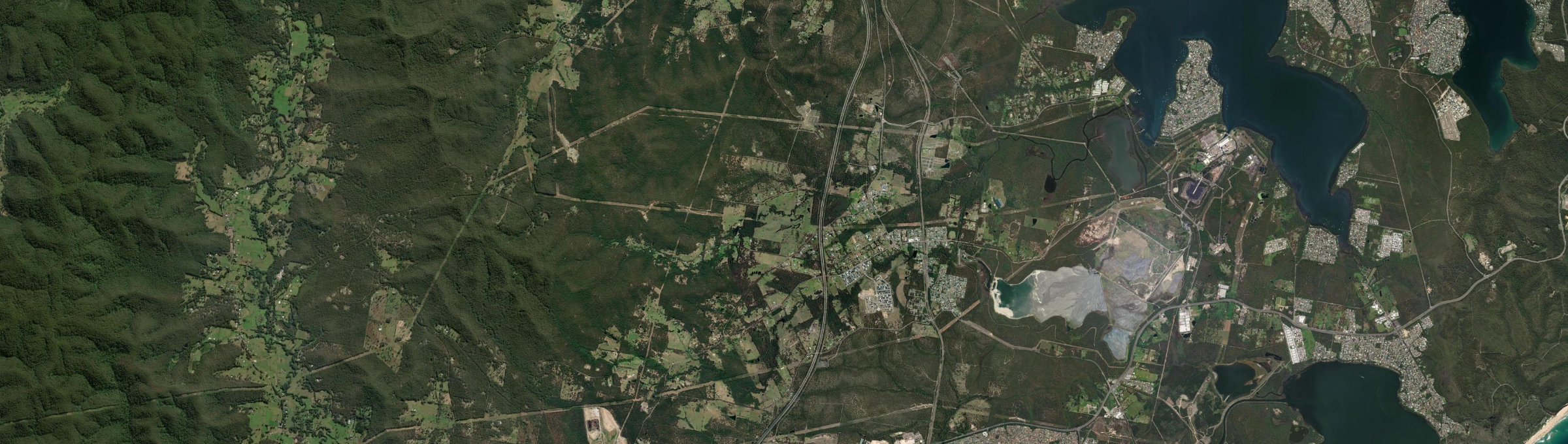 Aerial view of Wyee, NSW