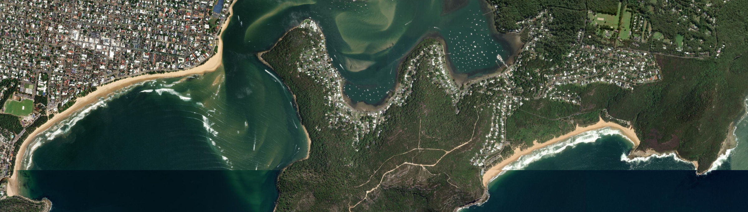 Aerial view of Pretty Beach (Central Coast - NSW), NSW