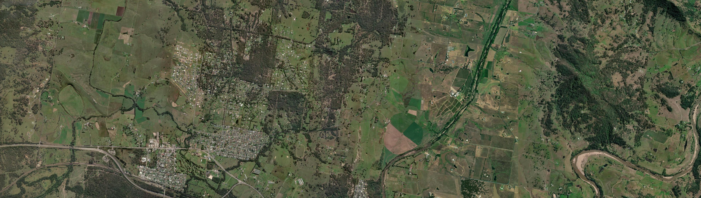 Aerial view of Leconfield, NSW