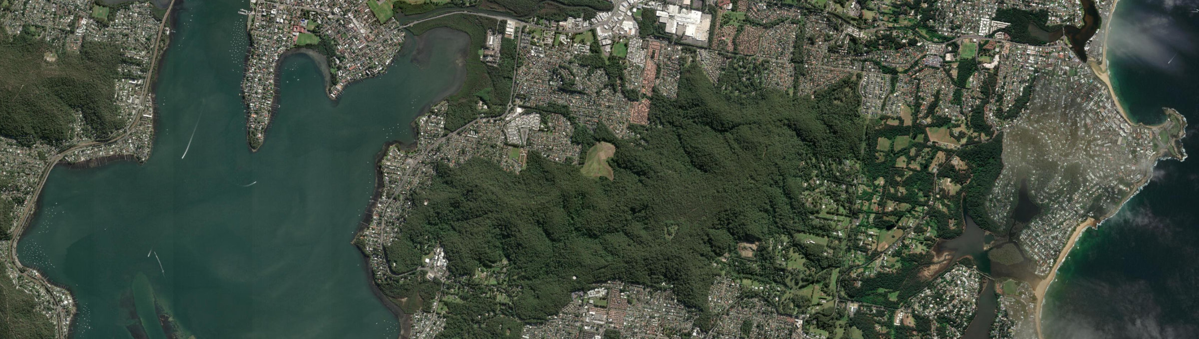 Aerial view of Green Point (Central Coast - NSW), NSW
