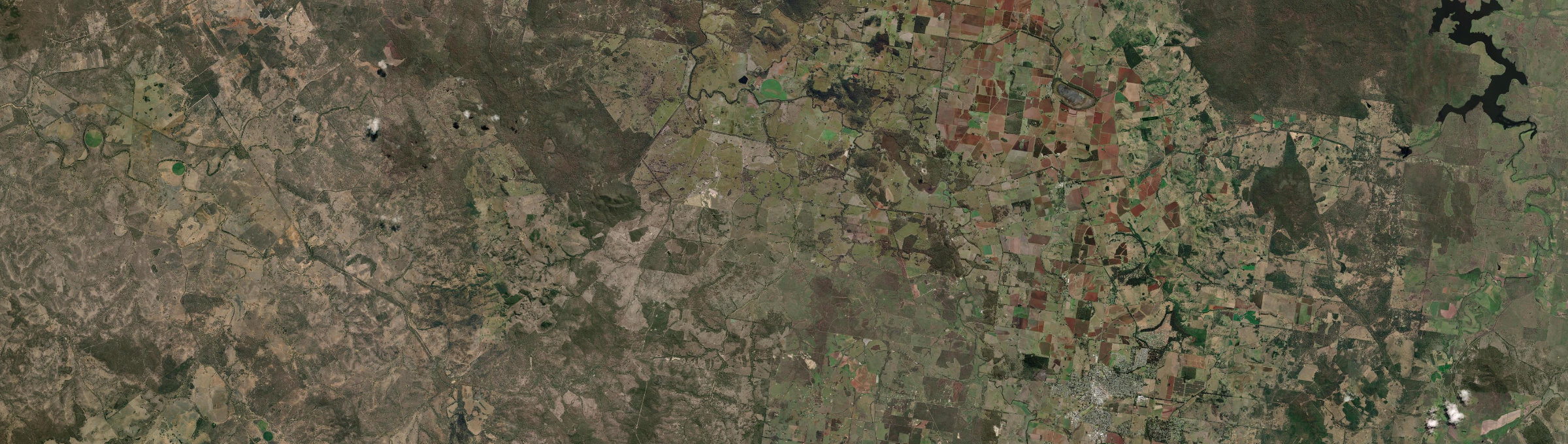 Aerial view of Gordonbrook, QLD