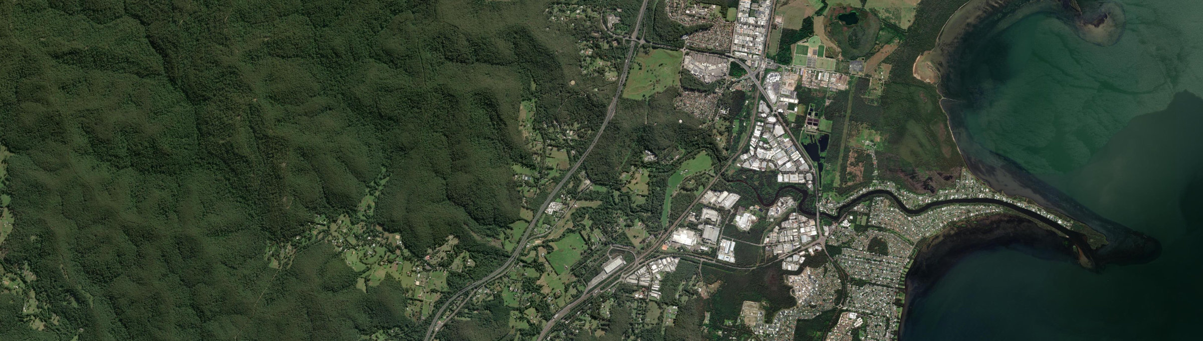 Aerial view of Kangy Angy, NSW