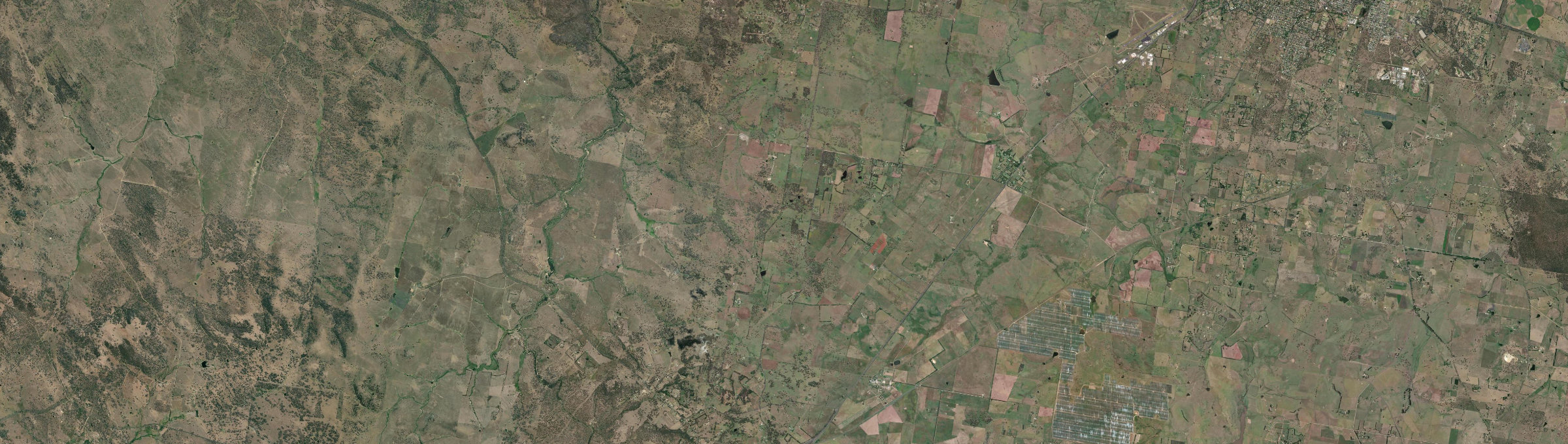 Aerial view of Arding, NSW