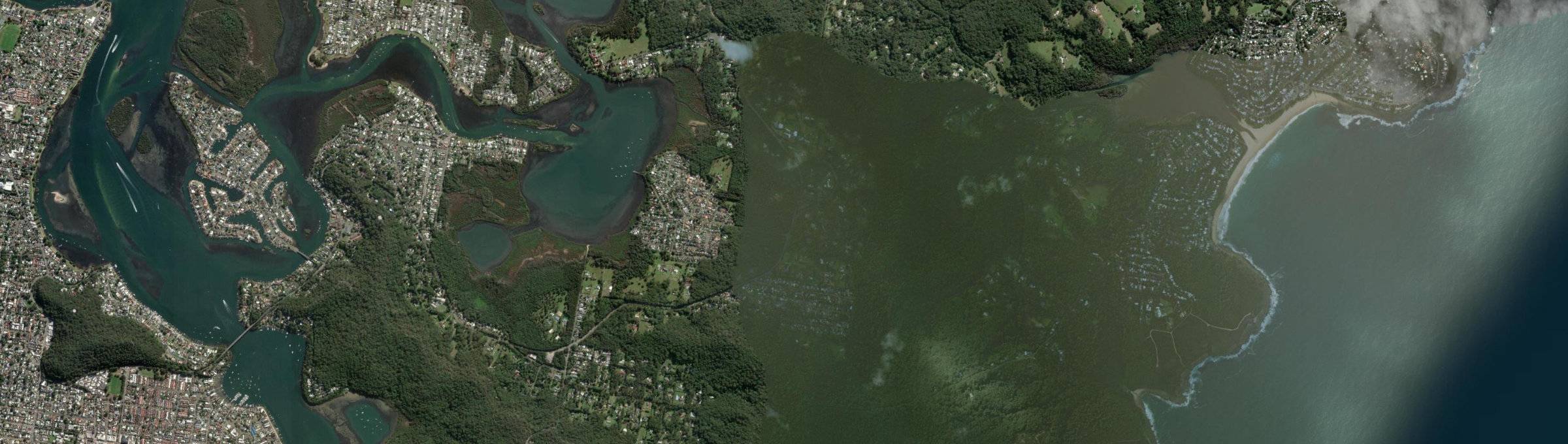 Aerial view of Bensville, NSW