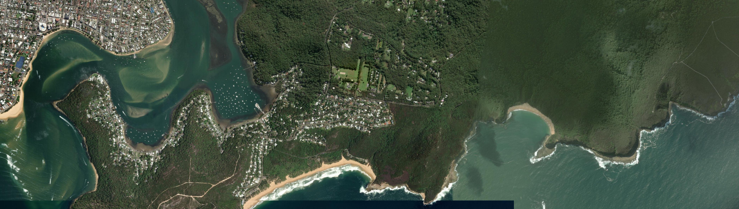 Aerial view of Killcare Heights, NSW