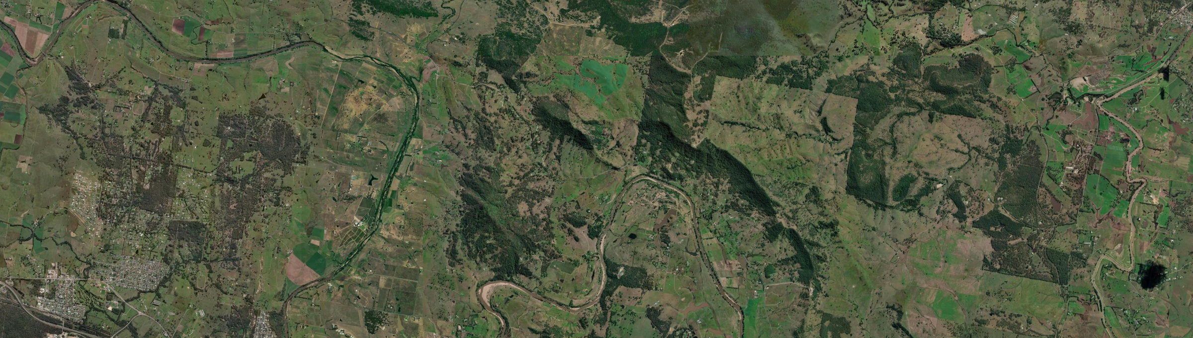 Aerial view of Hillsborough (Maitland - NSW), NSW