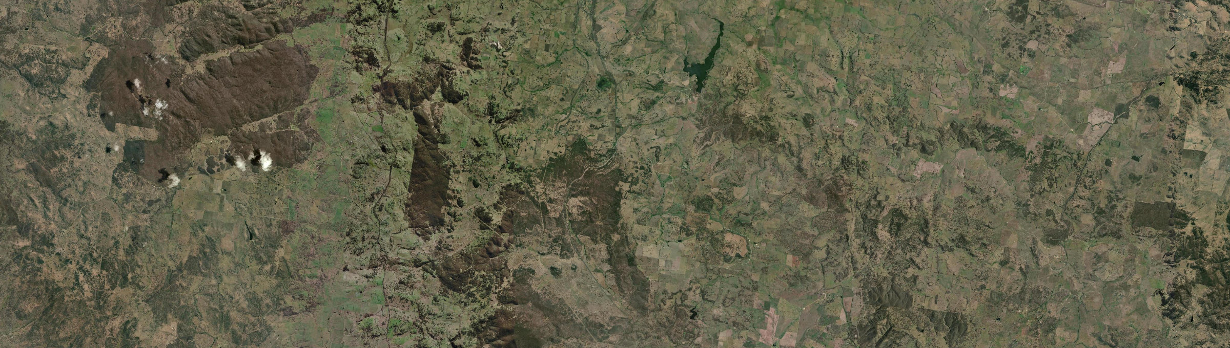 Aerial view of Black Mountain (NSW), NSW