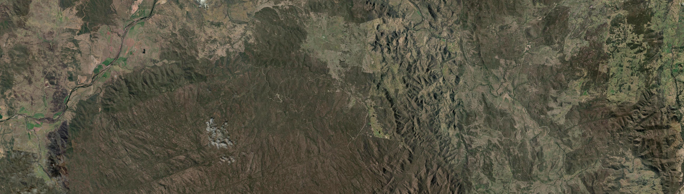 Aerial view of Silent Grove, NSW