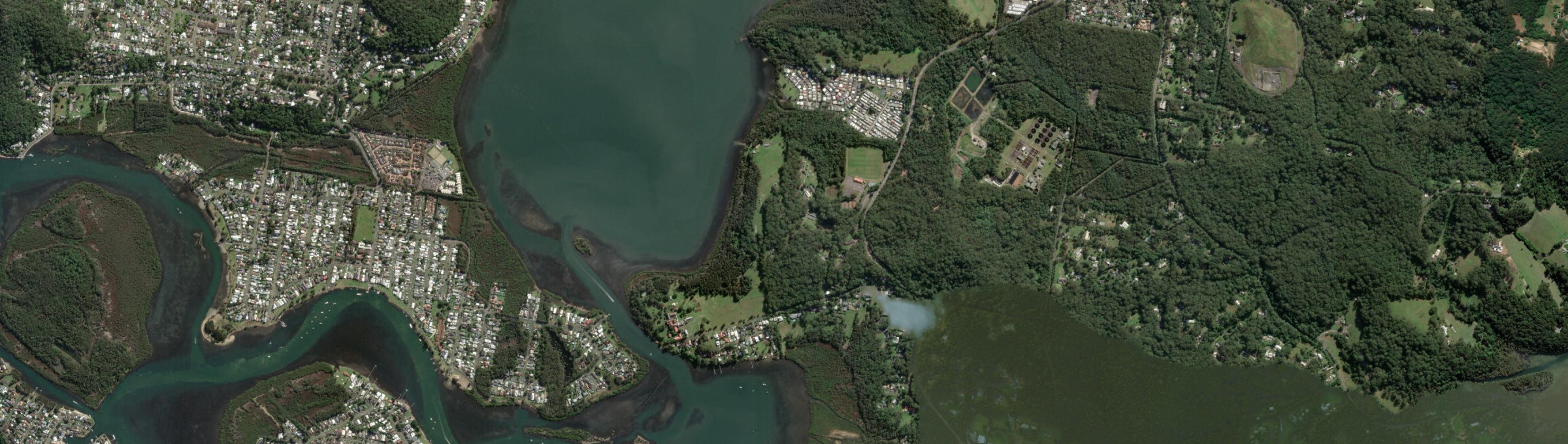 Aerial view of Kincumber South, NSW