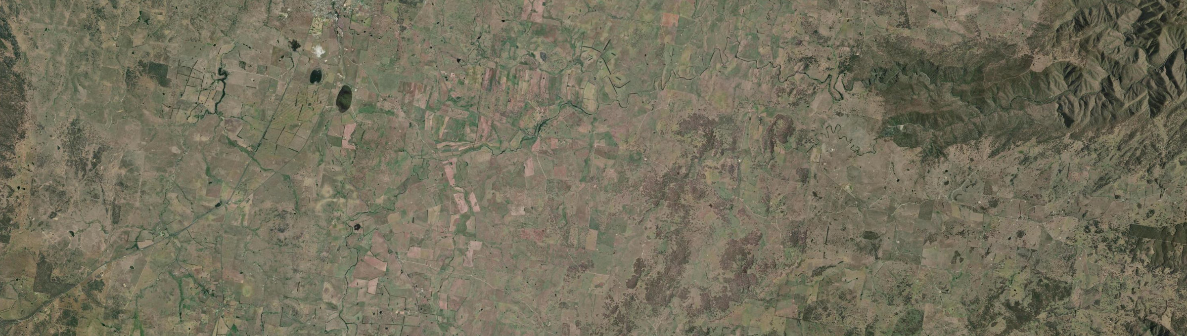 Aerial view of Gostwyck, NSW