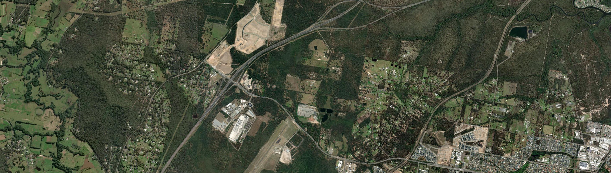 Aerial view of Halloran, NSW