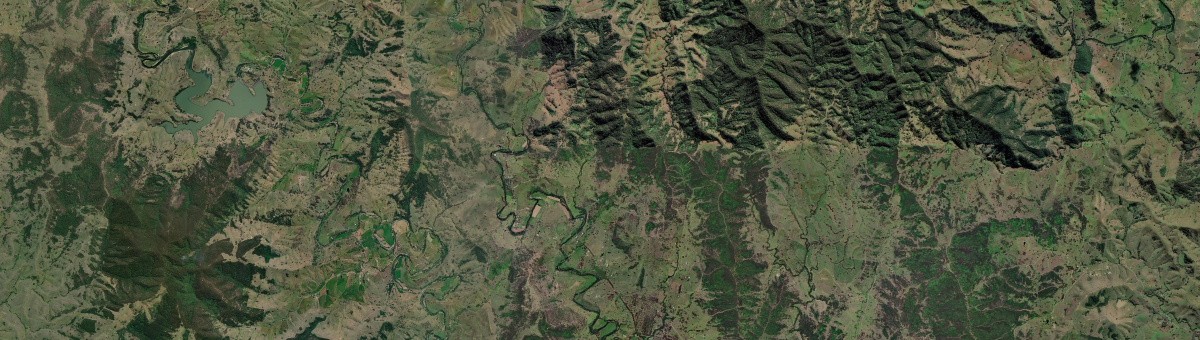 Aerial view of Allynbrook, NSW