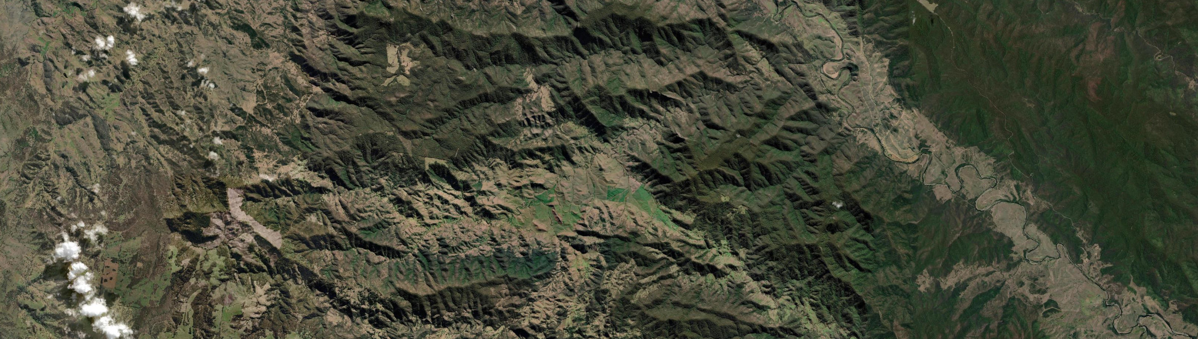 Aerial view of Curricabark, NSW