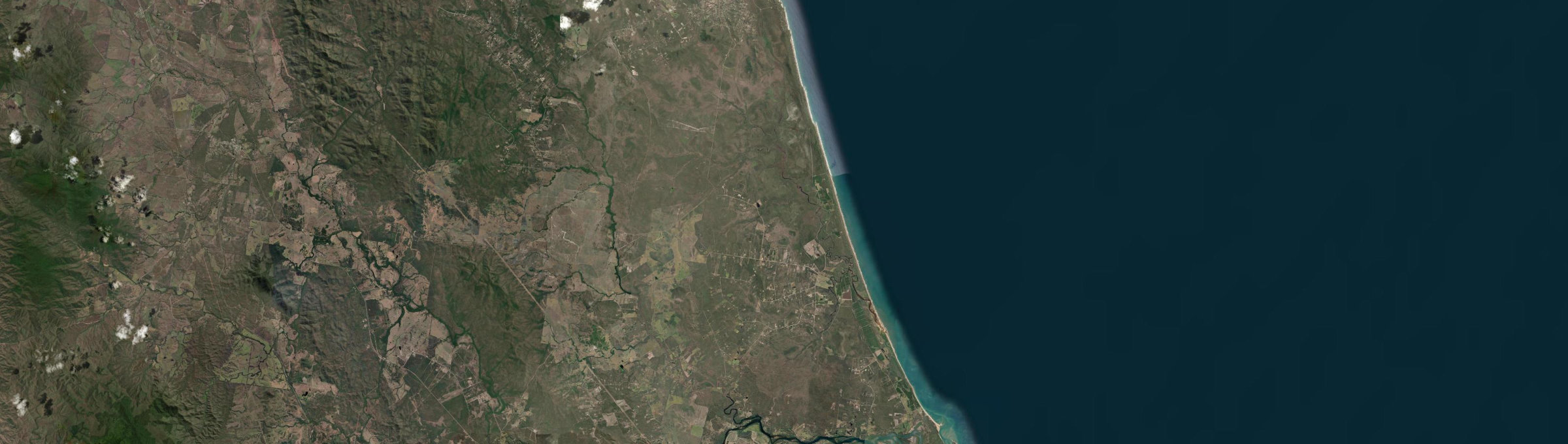 Aerial view of Deepwater (Qld), QLD