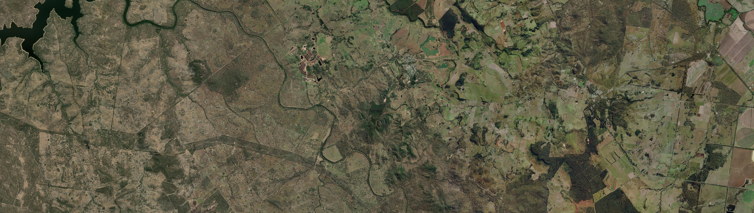 Aerial view of Proston, QLD