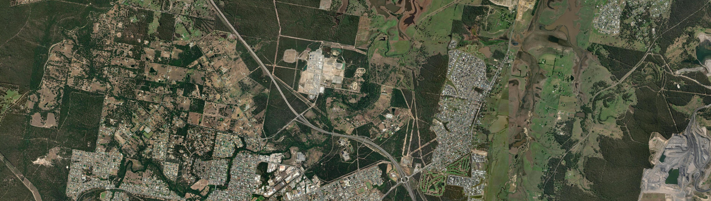 Aerial view of Loxford, NSW