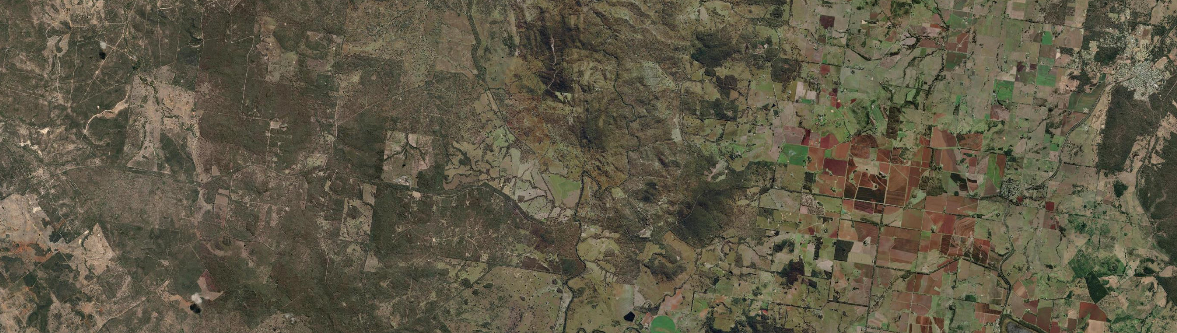 Aerial view of Wilkesdale, QLD