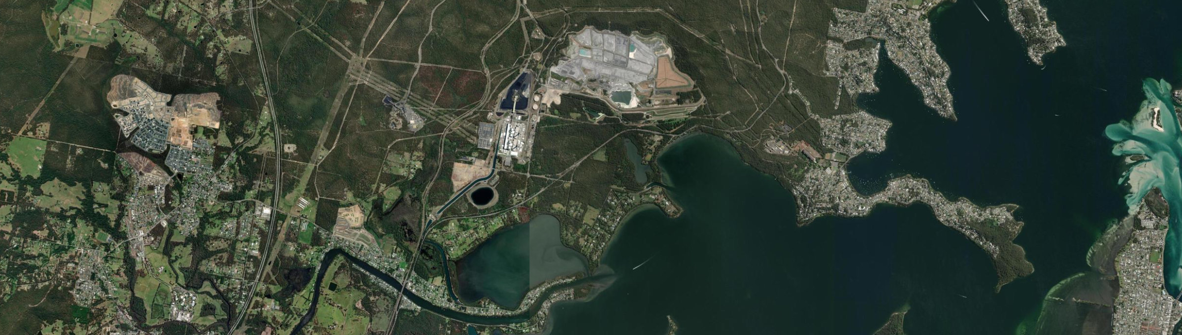 Aerial view of Eraring, NSW