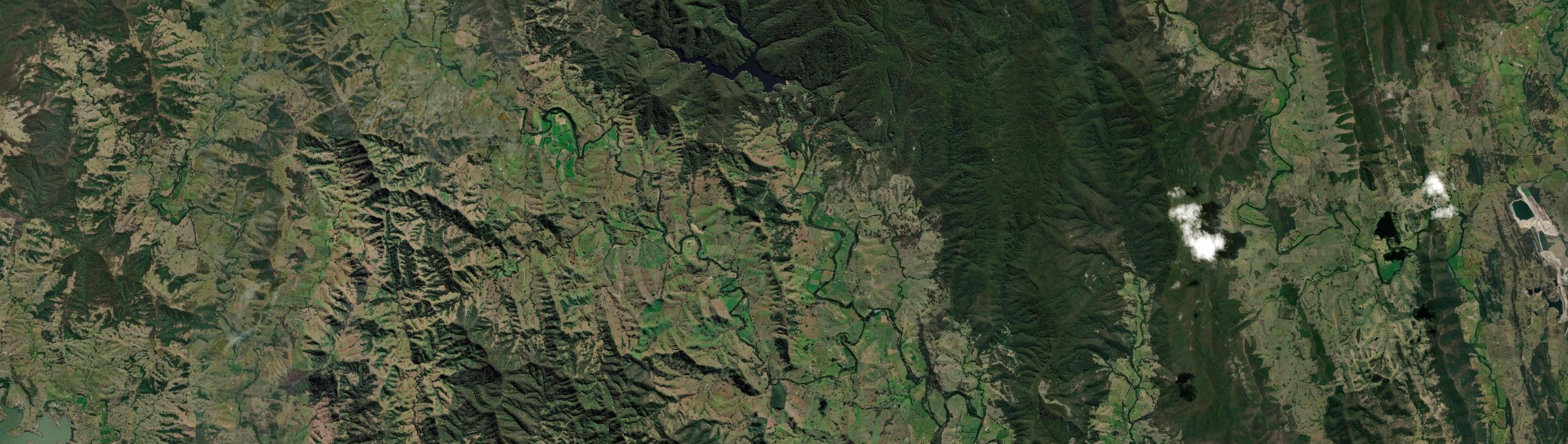 Aerial view of Bandon Grove, NSW