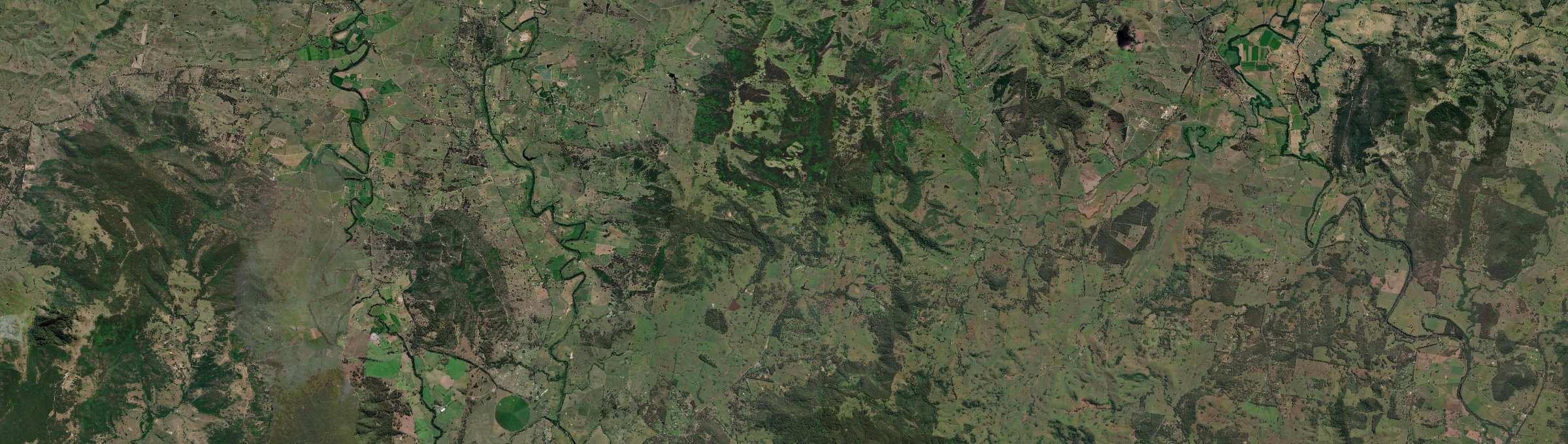 Aerial view of Hilldale, NSW
