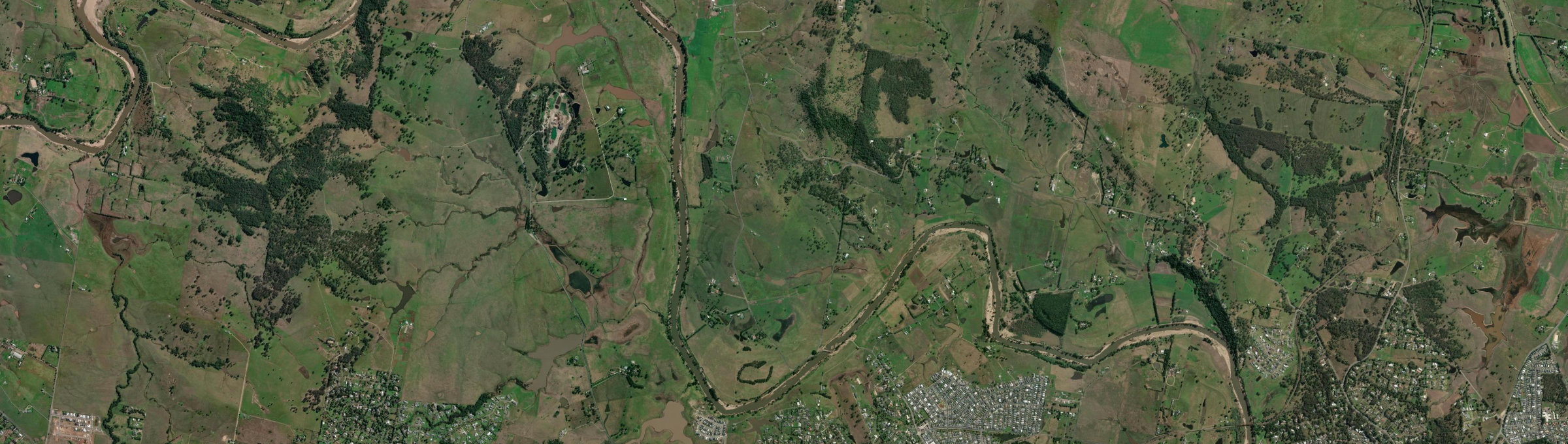 Aerial view of Melville (NSW), NSW