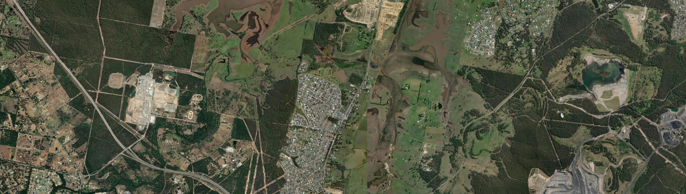 Aerial view of Cliftleigh, NSW