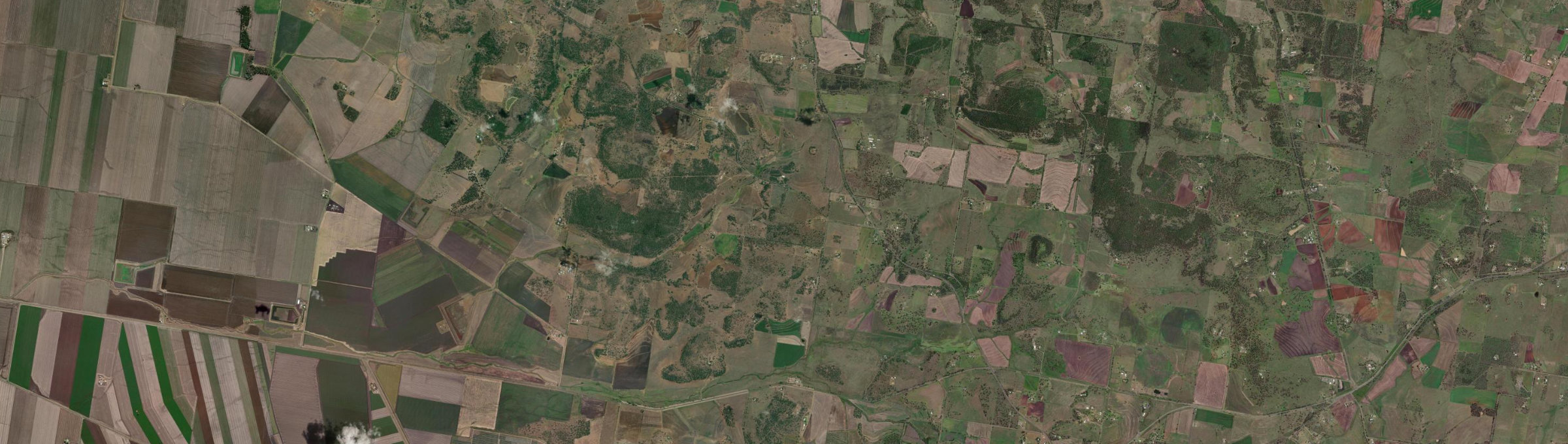 Aerial view of Springside (Qld), QLD
