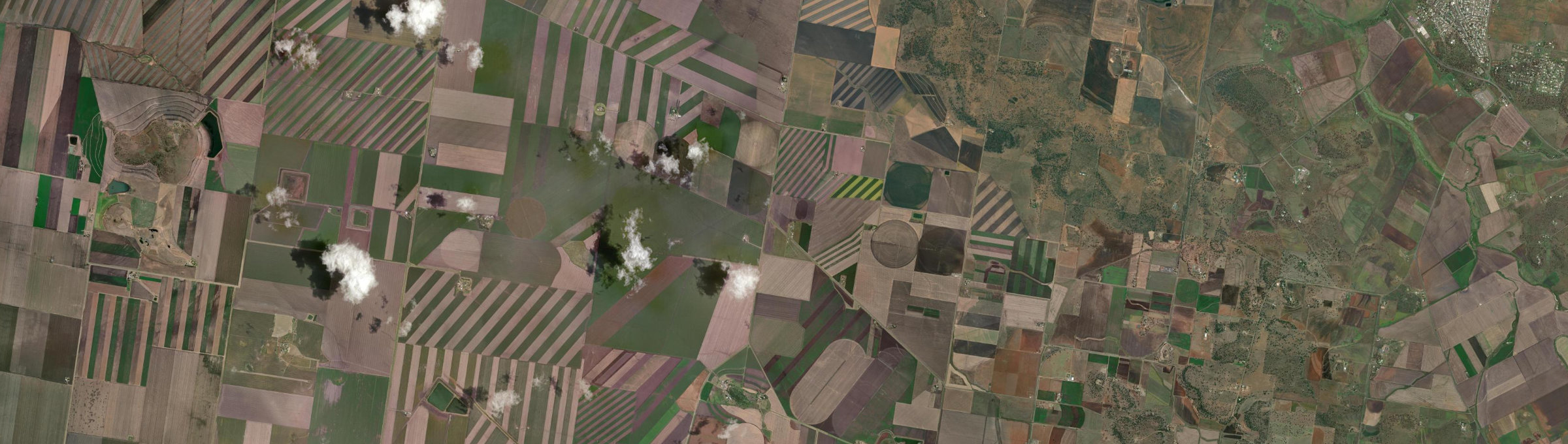 Aerial view of Yargullen, QLD