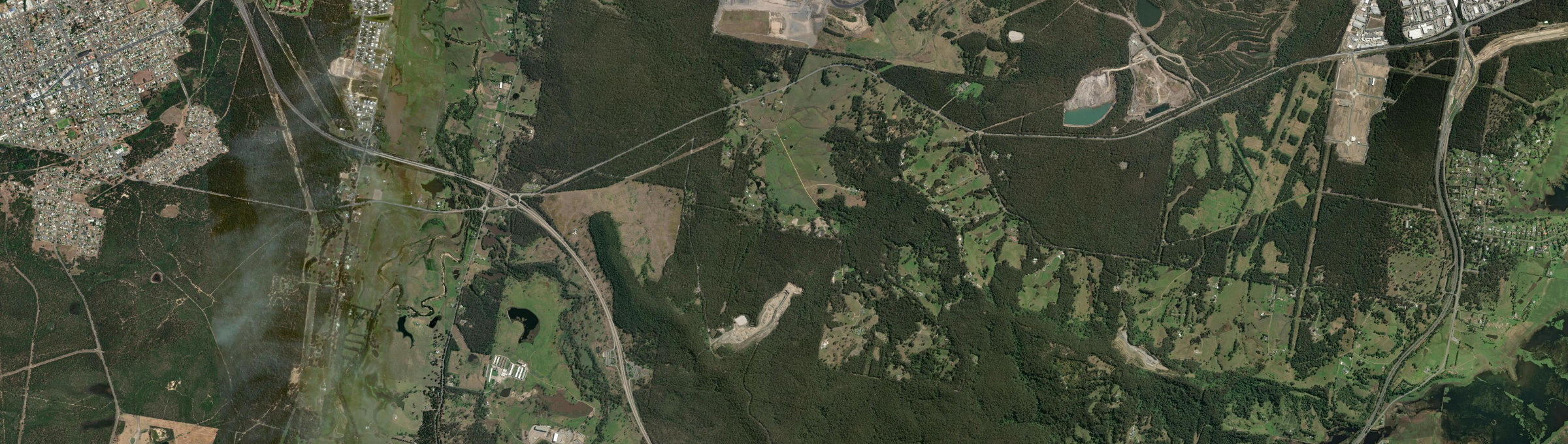 Aerial view of Buttai, NSW