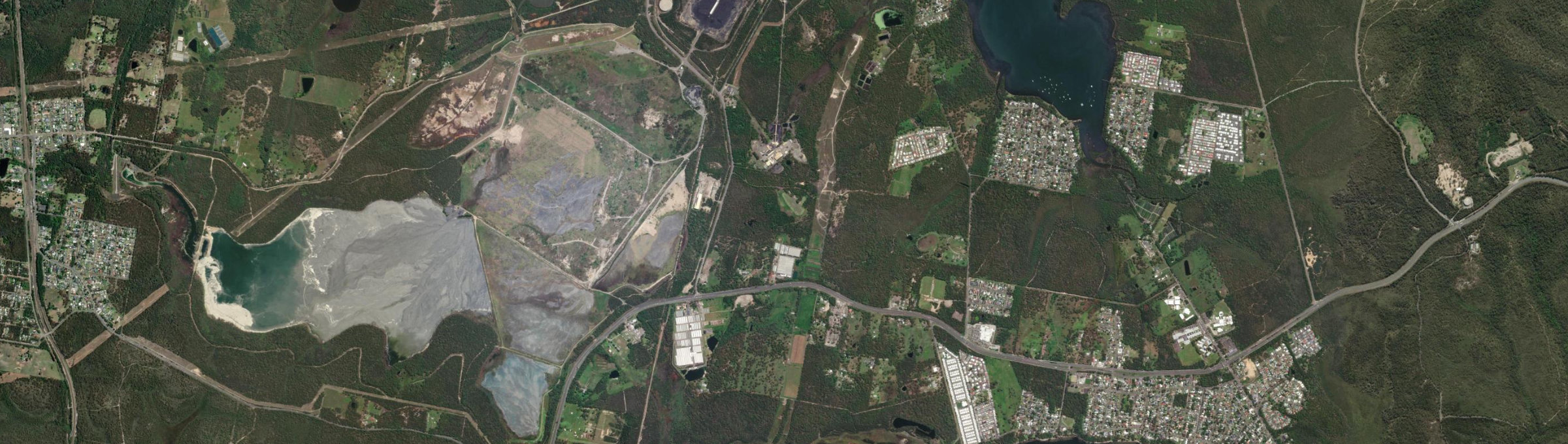 Aerial view of Doyalson North, NSW