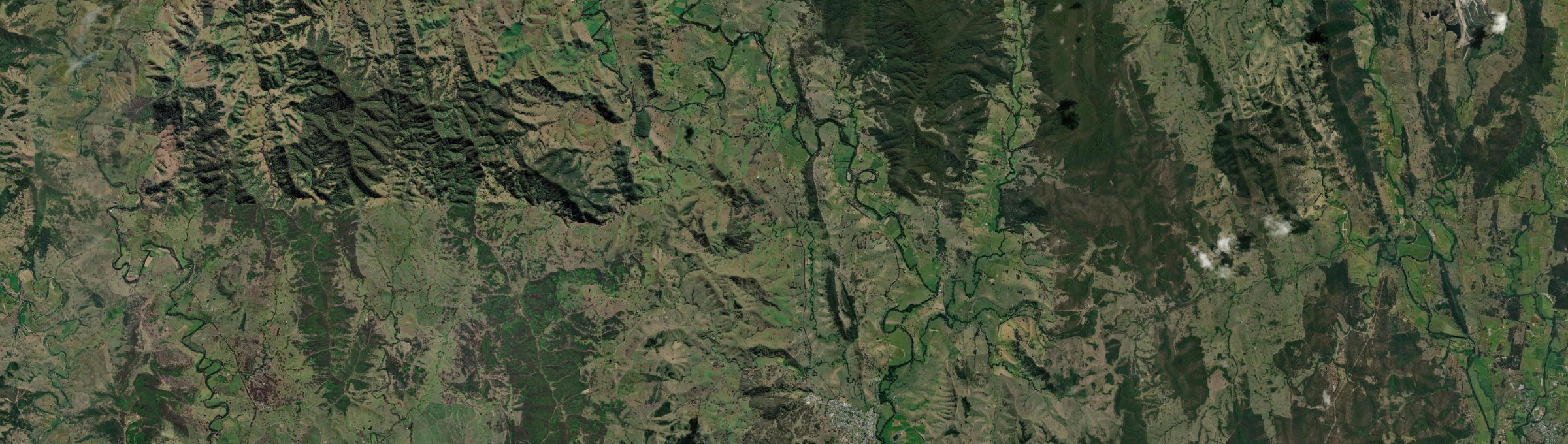 Aerial view of Bendolba, NSW