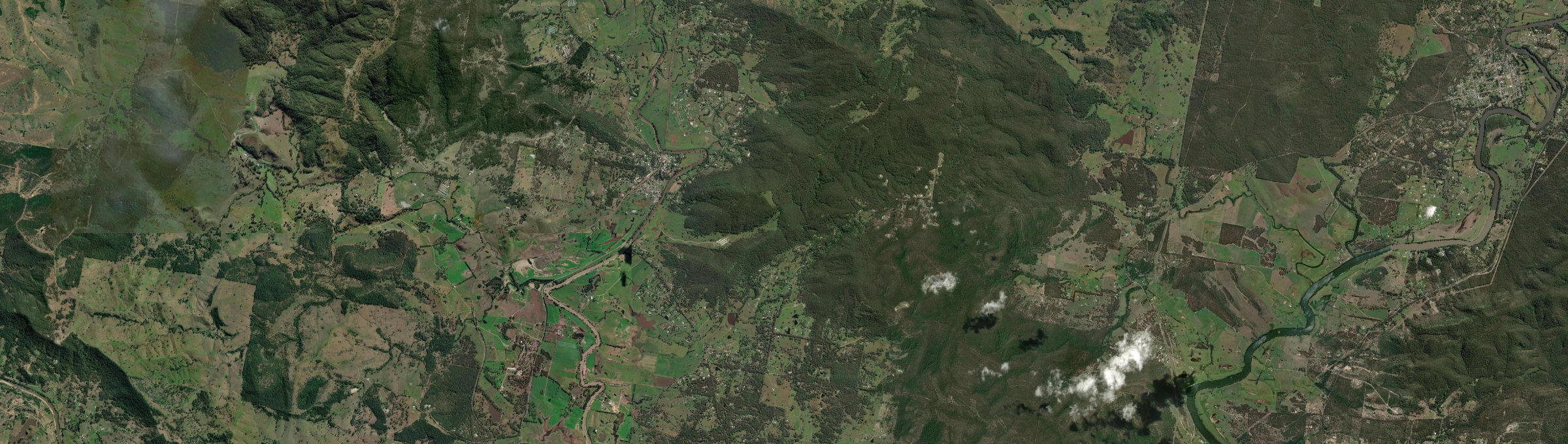 Aerial view of Duns Creek, NSW