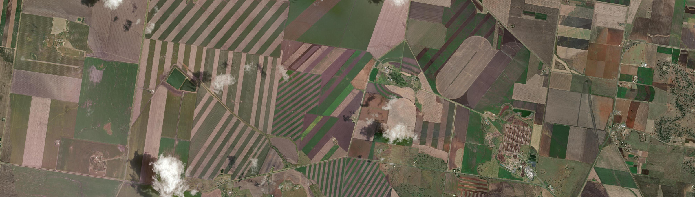 Aerial view of Mount Irving, QLD