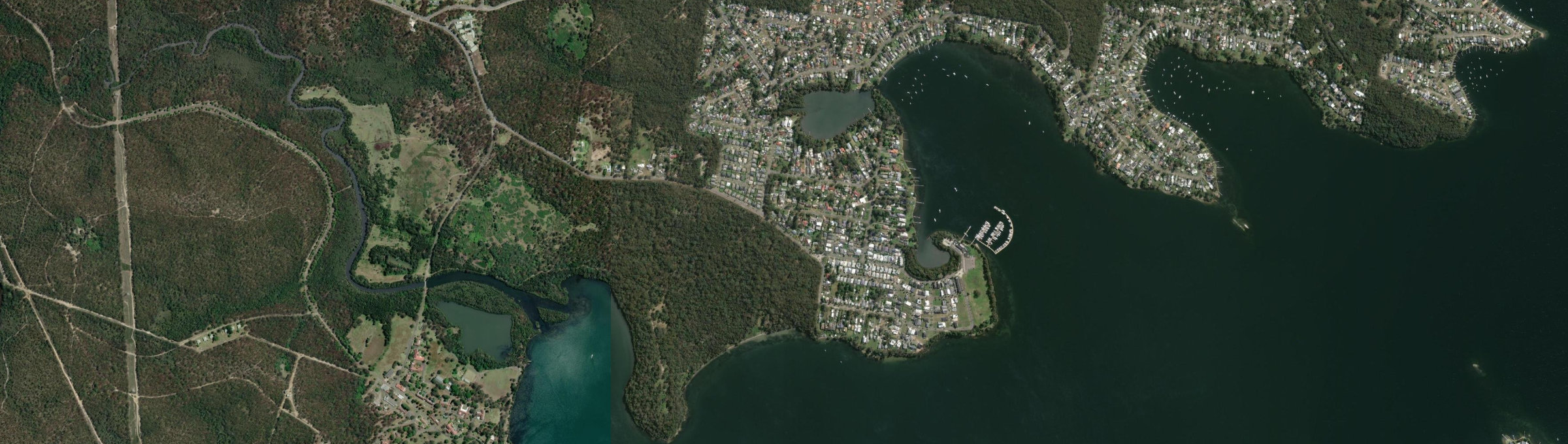 Aerial view of Morisset Park, NSW