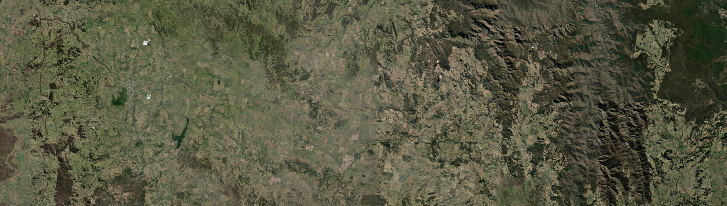 Aerial view of Aberfoyle, NSW