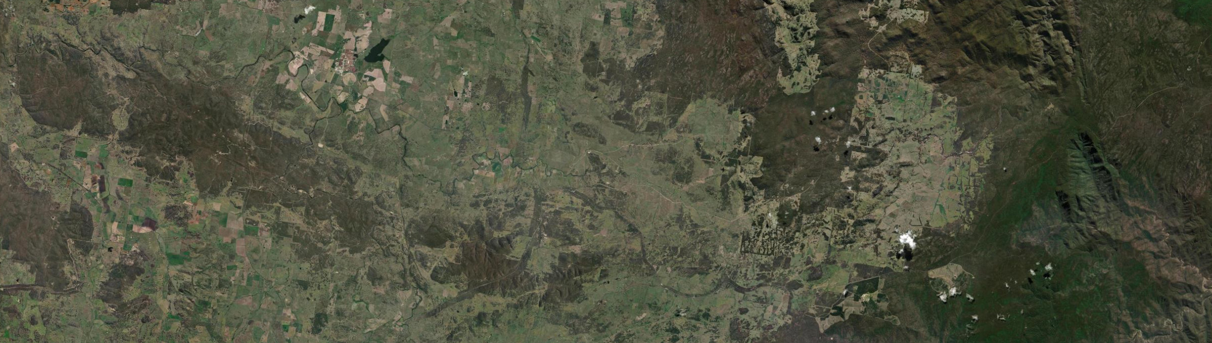 Aerial view of Dundee, NSW