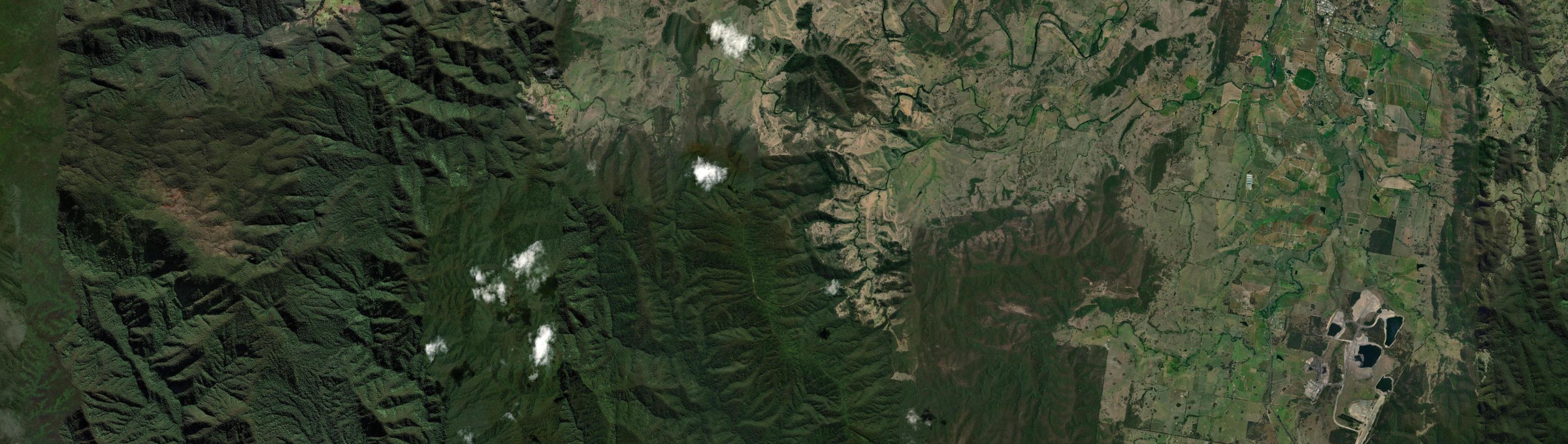 Aerial view of Berrico, NSW
