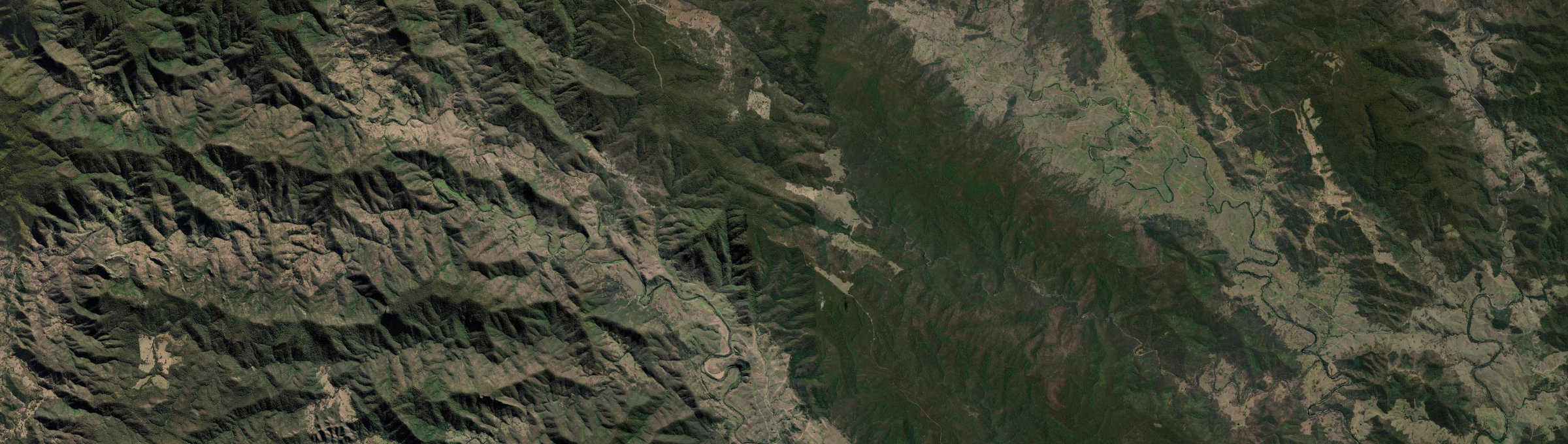 Aerial view of Mares Run, NSW