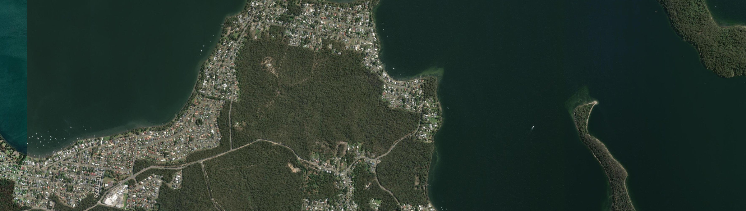 Aerial view of Silverwater (Lake Macquarie - NSW), NSW