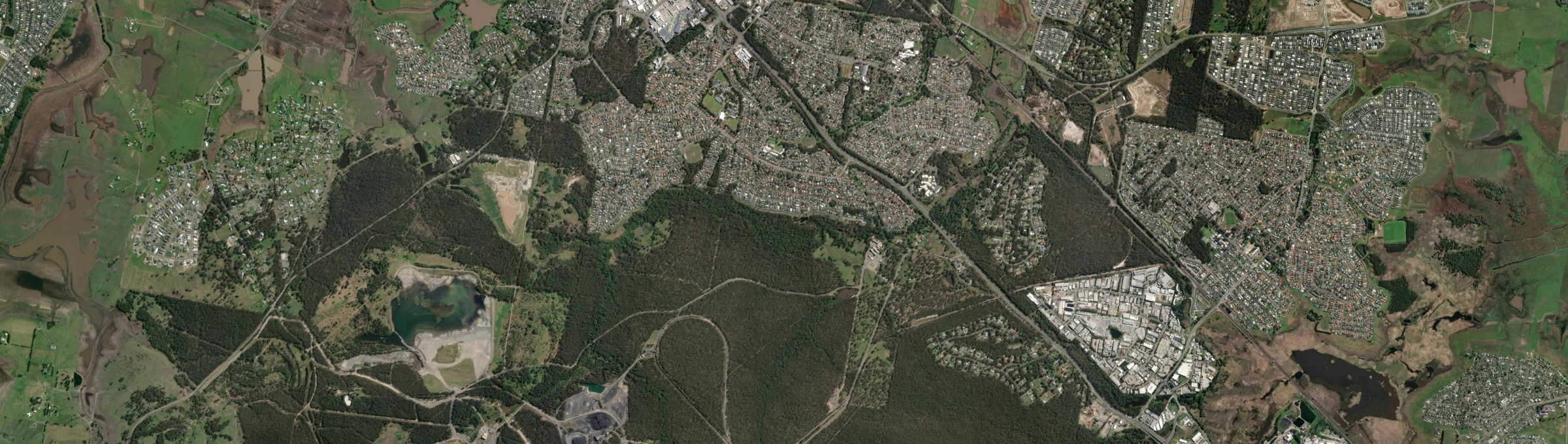 Aerial view of Ashtonfield, NSW