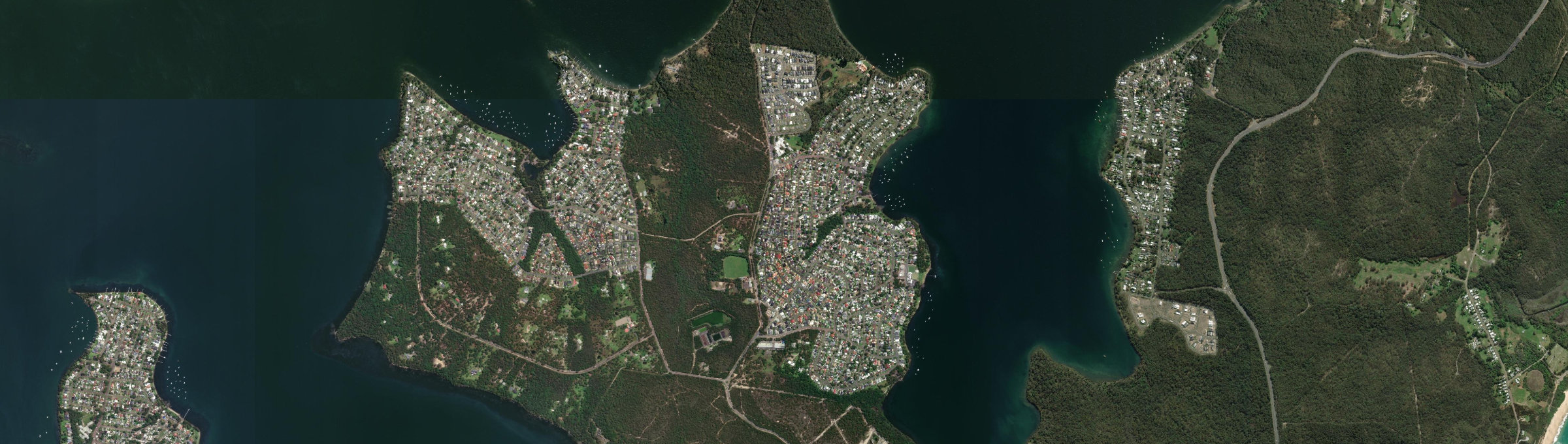 Aerial view of Gwandalan, NSW