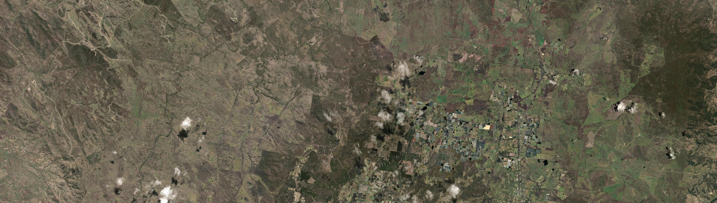 Aerial view of Passchendaele, QLD