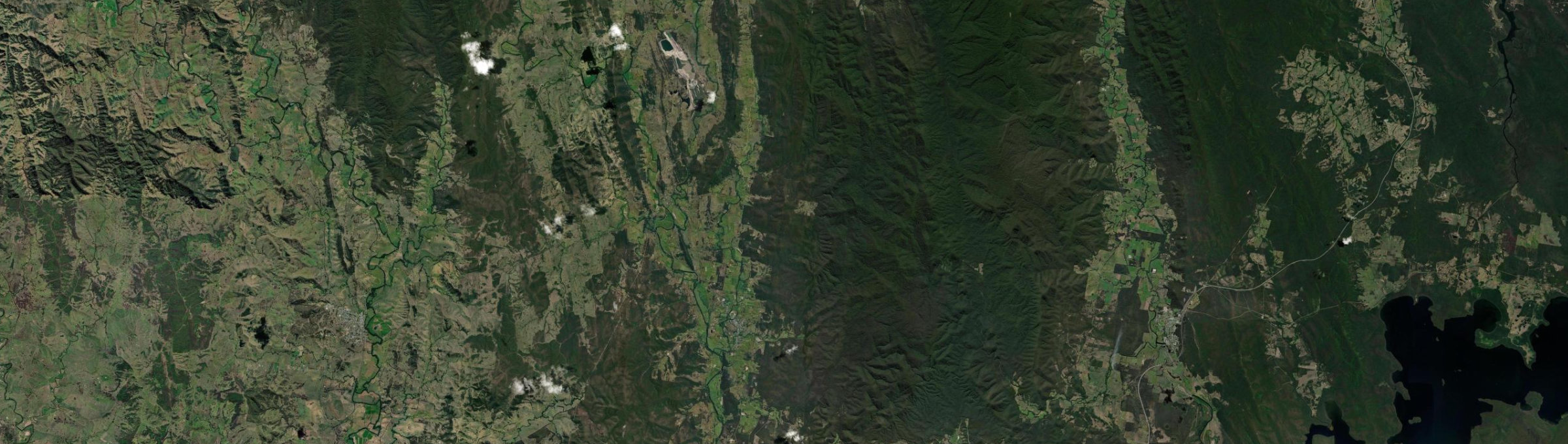 Aerial view of Stroud, NSW