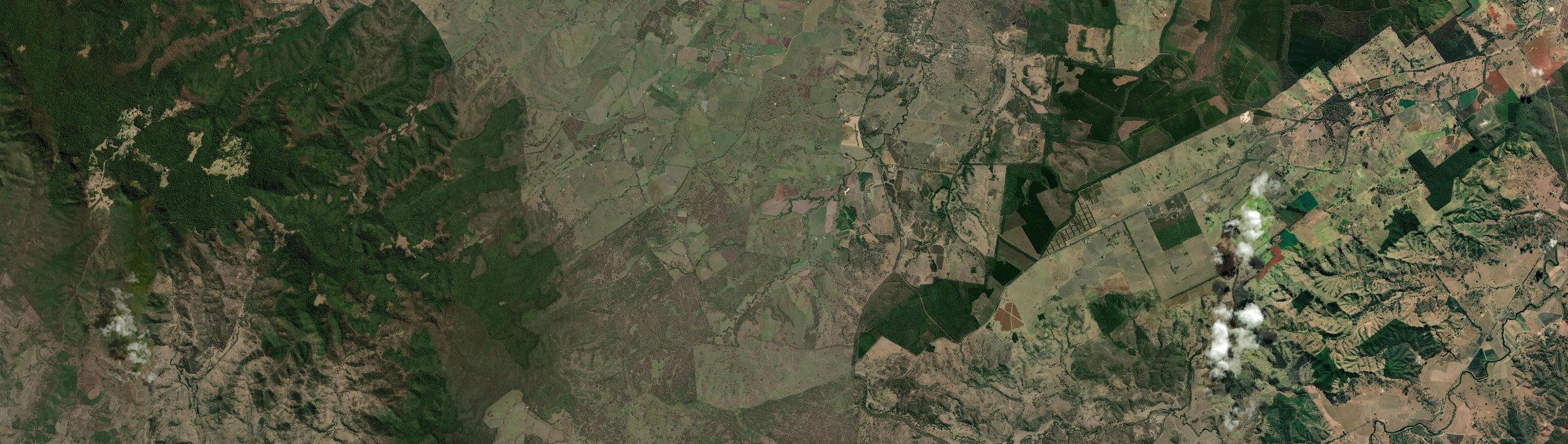 Aerial view of Pimpimbudgee, QLD