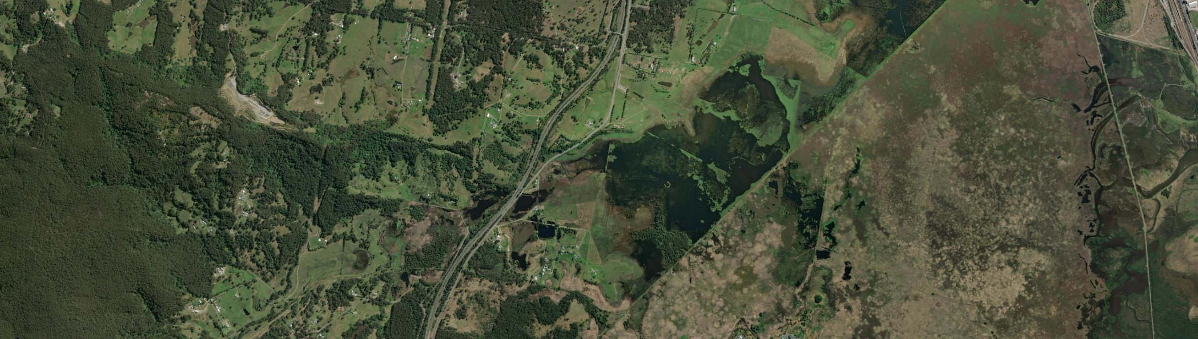 Aerial view of Lenaghan, NSW